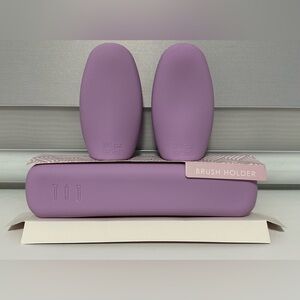 Silicone Travel Bottles & Makeup Brush Holder